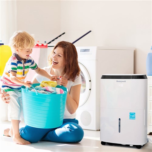 Honeywell - 50 Pint Dehumidifier(70 Pint 2012 DOE Standard) W/ Alexa Control, E-Star - TP70AWKNR Honeywell - 50 Pint Dehumidifier(70 Pint 2012 DOE Standard) W/ Alexa Control, E-Star - TP70AWKNR