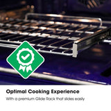 Sharp - 6.3 CF / 30" Electric Slide-In Range, Convection, AirFry - SSR3065JS Sharp - 6.3 CF / 30" Electric Slide-In Range, Convection, AirFry - SSR3065JS