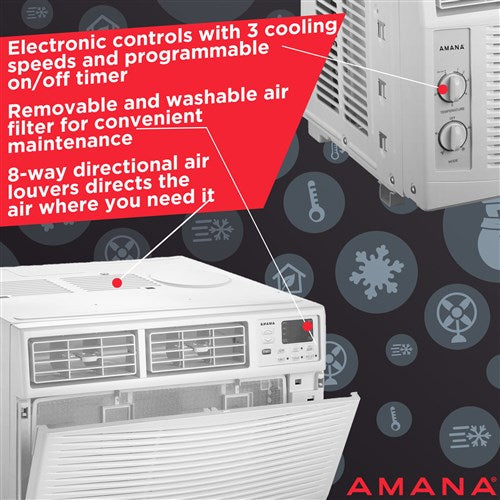 Amana Window/Wall Air Conditioners | AMAP182BW Amana Window/Wall Air Conditioners | AMAP182BW