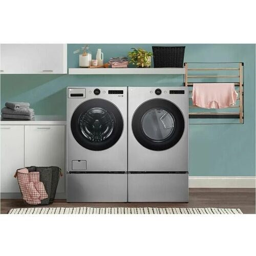 LG - 4.5 CF Ultra Large Capacity Front Load Washer with ezDispense, Wi-FiWash Machines - WM5700HVA LG - 4.5 CF Ultra Large Capacity Front Load Washer with ezDispense, Wi-FiWash Machines - WM5700HVA