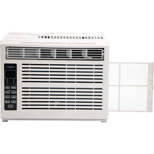 Whirlpool Energy Star 8,000 BTU 115V Window-Mounted Air Conditioner with Remote Control | WHAW081CW Whirlpool Energy Star 8,000 BTU 115V Window-Mounted Air Conditioner with Remote Control | WHAW081CW