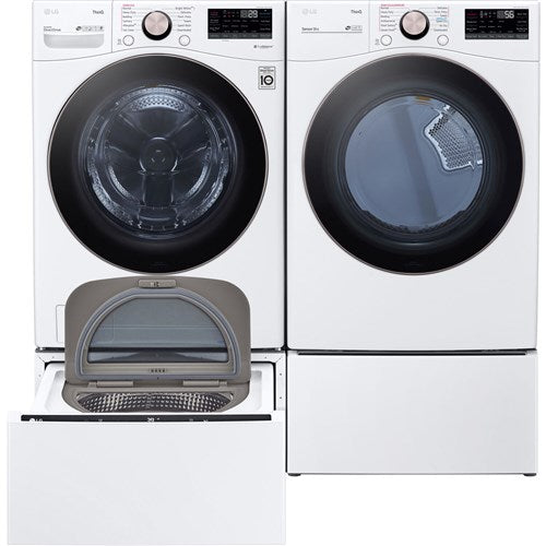 LG - 4.5 CF Front Load Washer (WM4000HWA) & 7.4 CF Electric Dryer (DLEX4000W) - WM4000HWA-E-KIT LG - 4.5 CF Front Load Washer (WM4000HWA) & 7.4 CF Electric Dryer (DLEX4000W) - WM4000HWA-E-KIT