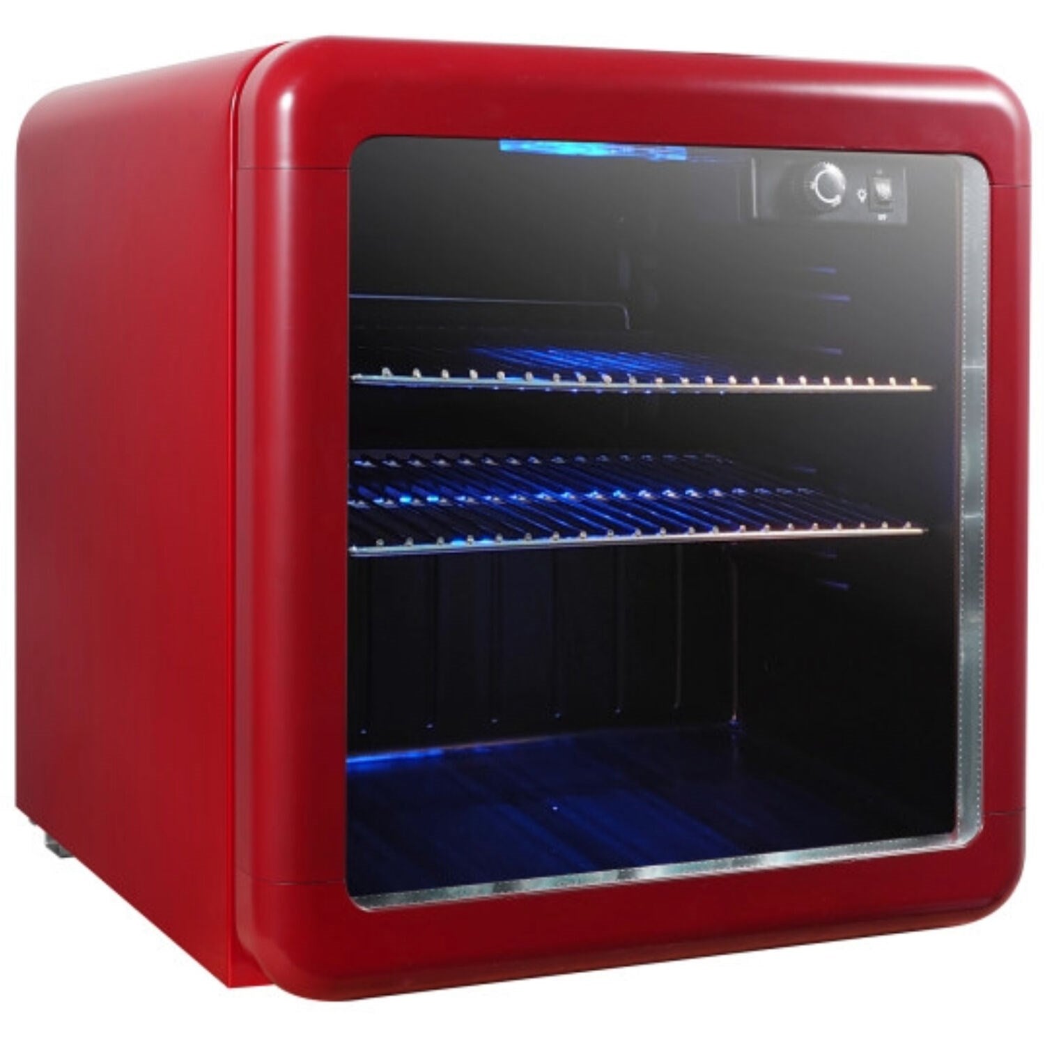 Magic Chef - 1.7 Cu Ft Beverge Cooler Retro - Beverage Center - MCBC17CHR Magic Chef - 1.7 Cu Ft Beverge Cooler Retro - Beverage Center - MCBC17CHR