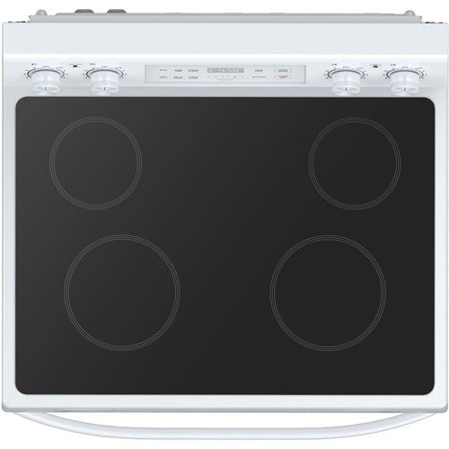Midea - 30" Electric Range with Steam Clean - MER30S2AWW Midea - 30" Electric Range with Steam Clean - MER30S2AWW