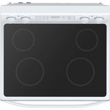 Midea - 30" Electric Range with Steam Clean - MER30S2AWW Midea - 30" Electric Range with Steam Clean - MER30S2AWW