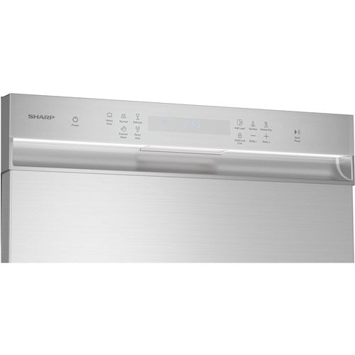 Sharp - 24" Dishwasher, 49 dBA, 3rd Rack - SDW6506JS Sharp - 24" Dishwasher, 49 dBA, 3rd Rack - SDW6506JS