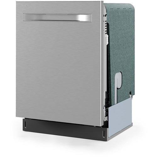Midea - 24" Top Ctrl Dishwasher, 45 dBA, 3rd Rack, Wi-Fi - Stainless - MDT24P5AST Midea - 24" Top Ctrl Dishwasher, 45 dBA, 3rd Rack, Wi-Fi - Stainless - MDT24P5AST