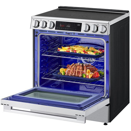 LG - 6.3 CF Smart Electric Slide-In Range,Instaview,Air Fry,ESTAR,New Handle - LSEL6335XE LG - 6.3 CF Smart Electric Slide-In Range,Instaview,Air Fry,ESTAR,New Handle - LSEL6335XE
