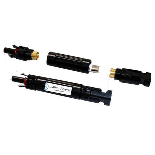 Aims Power - MC-4 Compatible Inline Fuse 15A Male & Female Ends Waterproof