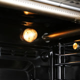 FORNO - 48-Inch Freestanding Gas Range: 8 Sealed Burners, Double Oven, 6.58 cu. ft. Total Capacity, Continuous Grates FORNO - 48-Inch Freestanding Gas Range: 8 Sealed Burners, Double Oven, 6.58 cu. ft. Total Capacity, Continuous Grates