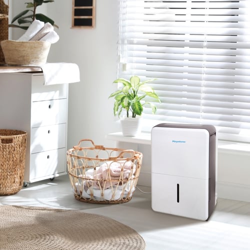 KEYSTONE - 50 Pint Dehumidifier with Built-in Pump, Energy Star, R32 - White - KSTAD506PF KEYSTONE - 50 Pint Dehumidifier with Built-in Pump, Energy Star, R32 - White - KSTAD506PF