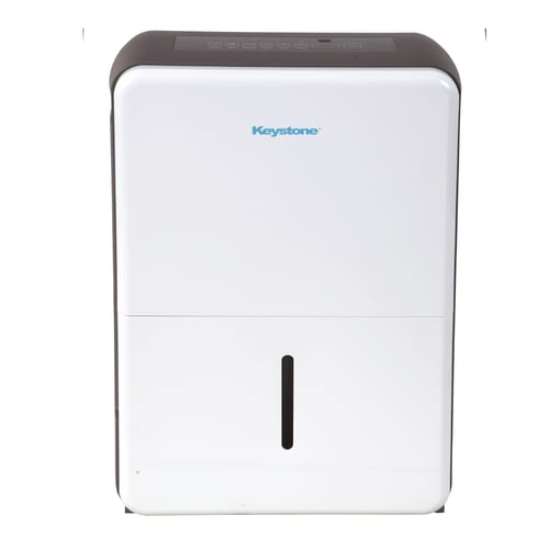 KEYSTONE - 50 Pint Dehumidifier with Built-in Pump, Energy Star, R32 - White - KSTAD506PF