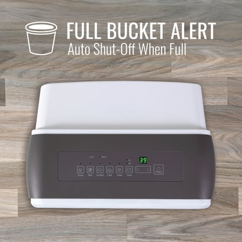 KEYSTONE - 50 Pint Dehumidifier with Built-in Pump, Energy Star, R32 - White - KSTAD506PF KEYSTONE - 50 Pint Dehumidifier with Built-in Pump, Energy Star, R32 - White - KSTAD506PF