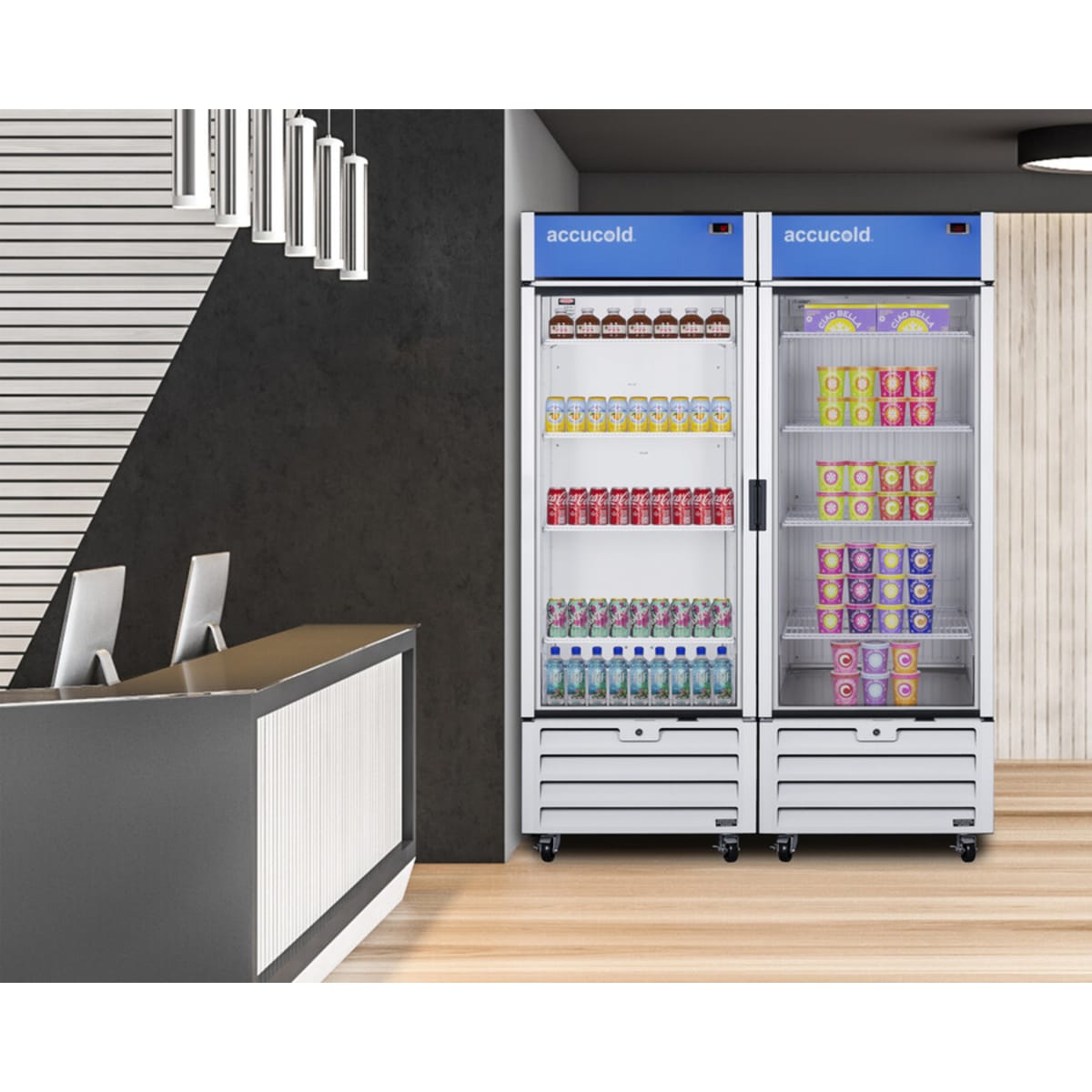 Summit - Full-sized glass door commercial beverage center - SCRR261G Summit - Full-sized glass door commercial beverage center - SCRR261G