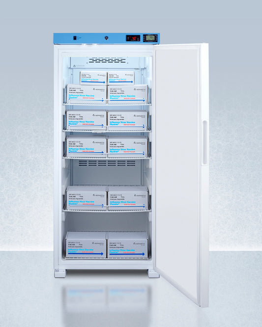 EQTemp - 24" Wide Upright Medical Refrigerator, Certified to NSF/ANSI 456 Vaccine Storage Standard