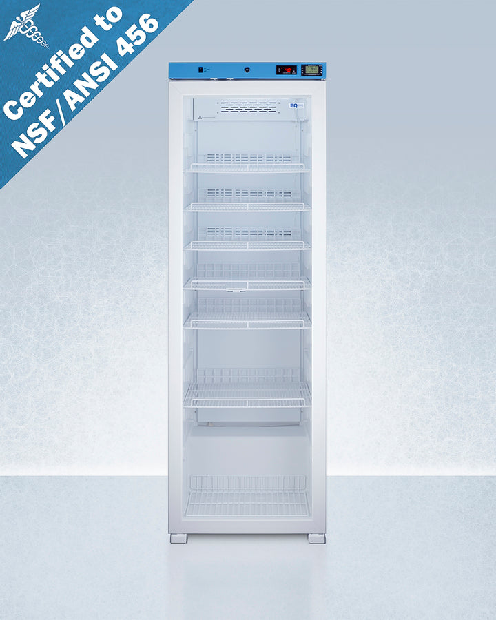 EQTemp - 24" Wide Upright Medical Refrigerator, Certified to NSF/ANSI 456 Vaccine Storage Standard EQTemp - 24" Wide Upright Medical Refrigerator, Certified to NSF/ANSI 456 Vaccine Storage Standard