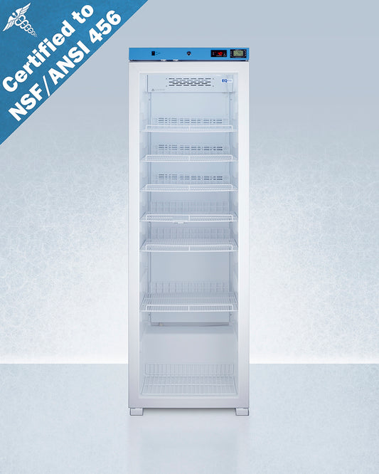 EQTemp - 24" Wide Upright Medical Refrigerator, Certified to NSF/ANSI 456 Vaccine Storage Standard