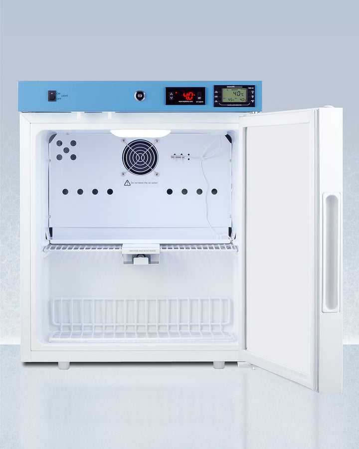 EQTemp - 19" Wide Compact Medical Refrigerator, Certified to NSF/ANSI 456 Vaccine Storage Standard EQTemp - 19" Wide Compact Medical Refrigerator, Certified to NSF/ANSI 456 Vaccine Storage Standard