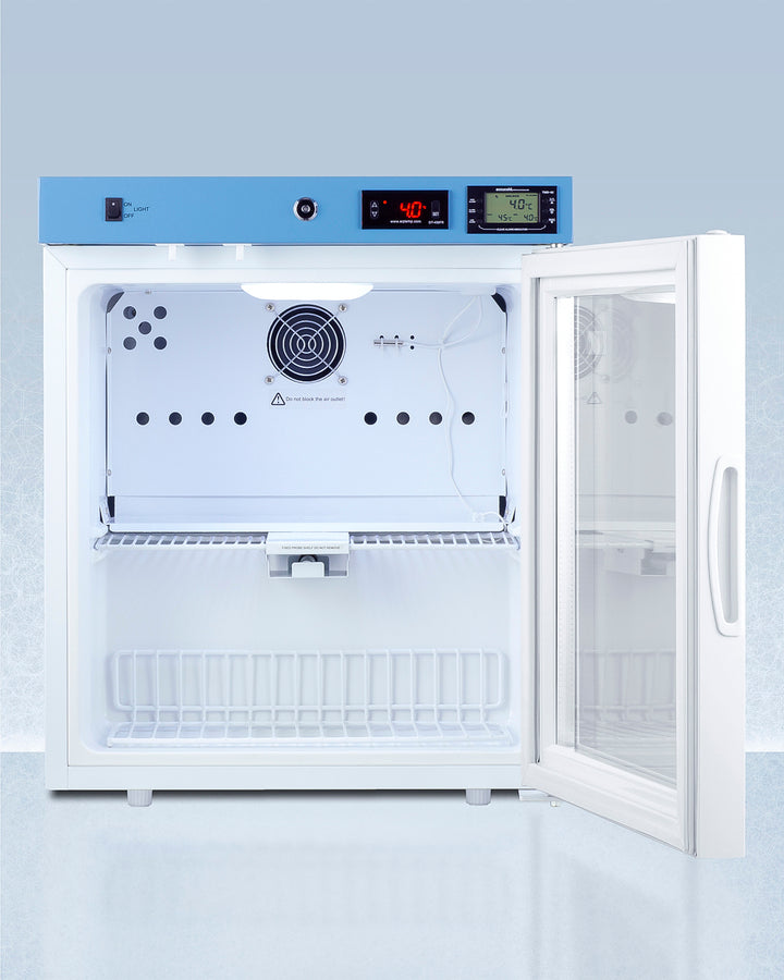 EQTemp - 19" Wide Compact Medical Refrigerator, Certified to NSF/ANSI 456 Vaccine Storage Standard EQTemp - 19" Wide Compact Medical Refrigerator, Certified to NSF/ANSI 456 Vaccine Storage Standard