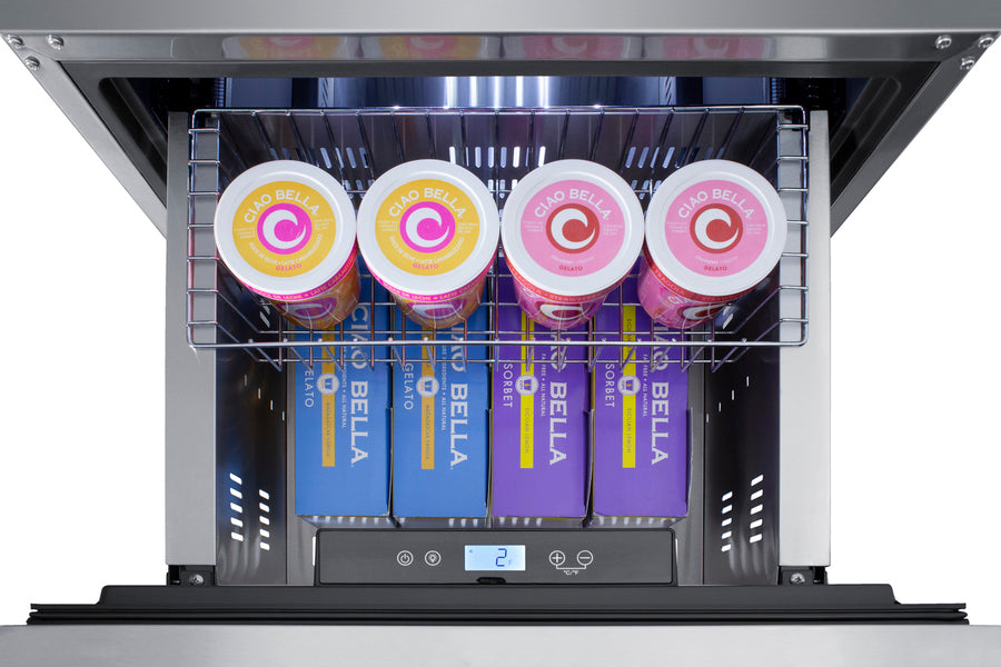 Summit - 24" wide indoor/outdoor ADA compliant 2-drawer all-freezer - ADFD2D24 Summit - 24" wide indoor/outdoor ADA compliant 2-drawer all-freezer - ADFD2D24