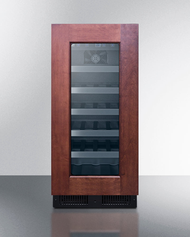 Summit - 15" wide ADA compliant wine cellar for built-in or freestanding use, with digital controls, front lock, and LED lighting - ALWC15PNR Summit - 15" wide ADA compliant wine cellar for built-in or freestanding use, with digital controls, front lock, and LED lighting - ALWC15PNR