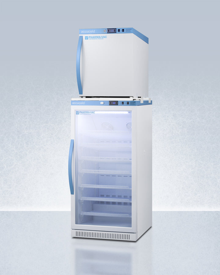 Summit - 24" Wide Performance Series All-Refrigerator/All-Freezer Combination - ARG8PV-AFZ1PVSTACK Summit - 24" Wide Performance Series All-Refrigerator/All-Freezer Combination - ARG8PV-AFZ1PVSTACK