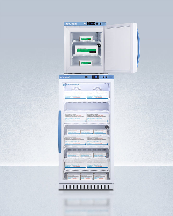 Summit - 24" Wide Performance Series All-Refrigerator/All-Freezer Combination - ARG8PV-AFZ1PVSTACK Summit - 24" Wide Performance Series All-Refrigerator/All-Freezer Combination - ARG8PV-AFZ1PVSTACK
