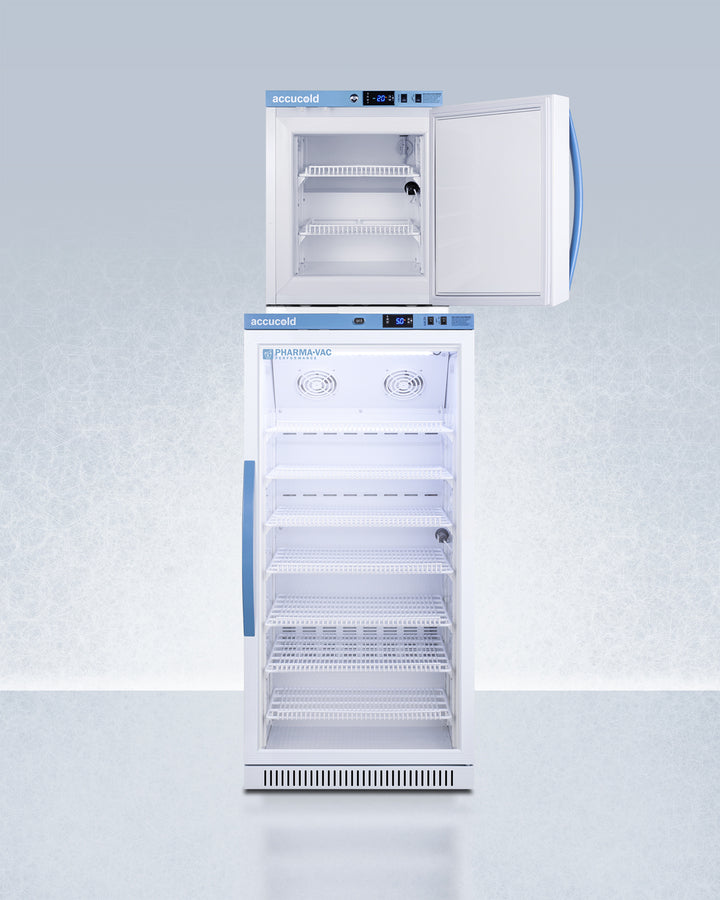 Summit - 24" Wide Performance Series All-Refrigerator/All-Freezer Combination - ARG8PV-AFZ1PVSTACK Summit - 24" Wide Performance Series All-Refrigerator/All-Freezer Combination - ARG8PV-AFZ1PVSTACK