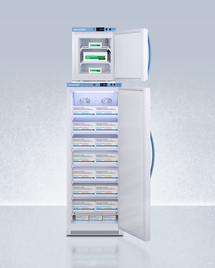 Summit - 24" Wide Performance Series All-Refrigerator/All-Freezer Combination - ARS12PV-AFZ1PVSTACK Summit - 24" Wide Performance Series All-Refrigerator/All-Freezer Combination - ARS12PV-AFZ1PVSTACK
