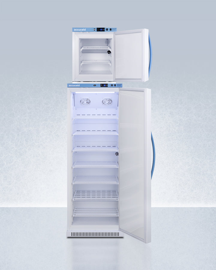 Summit - 24" Wide Performance Series All-Refrigerator/All-Freezer Combination - ARS12PV-AFZ1PVSTACK Summit - 24" Wide Performance Series All-Refrigerator/All-Freezer Combination - ARS12PV-AFZ1PVSTACK