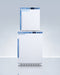 Summit - 24" Wide Performance Series All-Refrigerator/All-Freezer Combination - ARS6PV-AFZ1PVSTACK