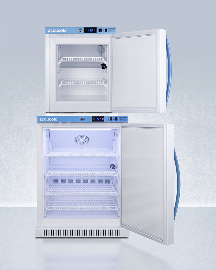 Summit - 24" Wide Performance Series All-Refrigerator/All-Freezer Combination - ARS6PV-AFZ1PVSTACK Summit - 24" Wide Performance Series All-Refrigerator/All-Freezer Combination - ARS6PV-AFZ1PVSTACK