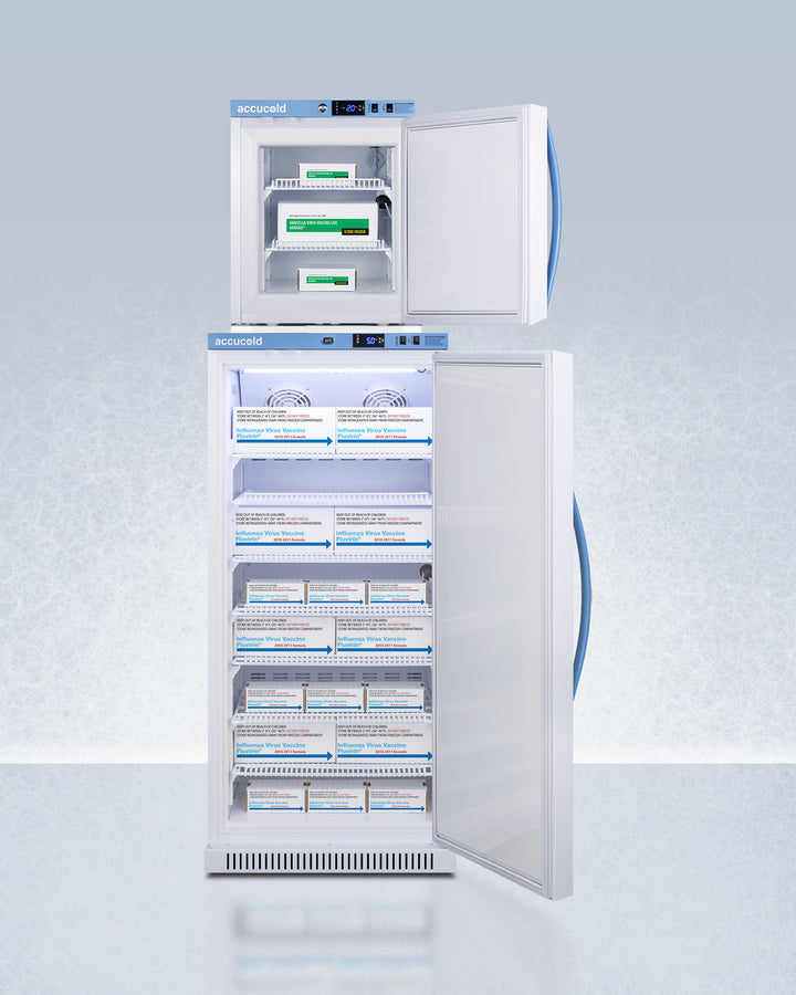 Summit - 24" Wide Performance Series All-Refrigerator/All-Freezer Combination - ARS8PV-AFZ1PVSTACK Summit - 24" Wide Performance Series All-Refrigerator/All-Freezer Combination - ARS8PV-AFZ1PVSTACK