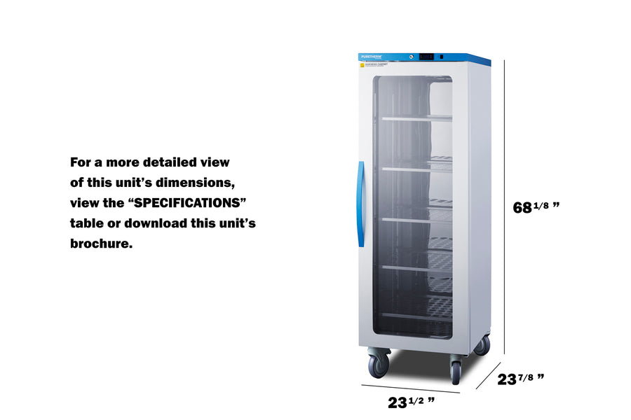 Summit - Warming Cabinet : Blanket Warmers - AWC12PB Summit - Warming Cabinet : Blanket Warmers - AWC12PB