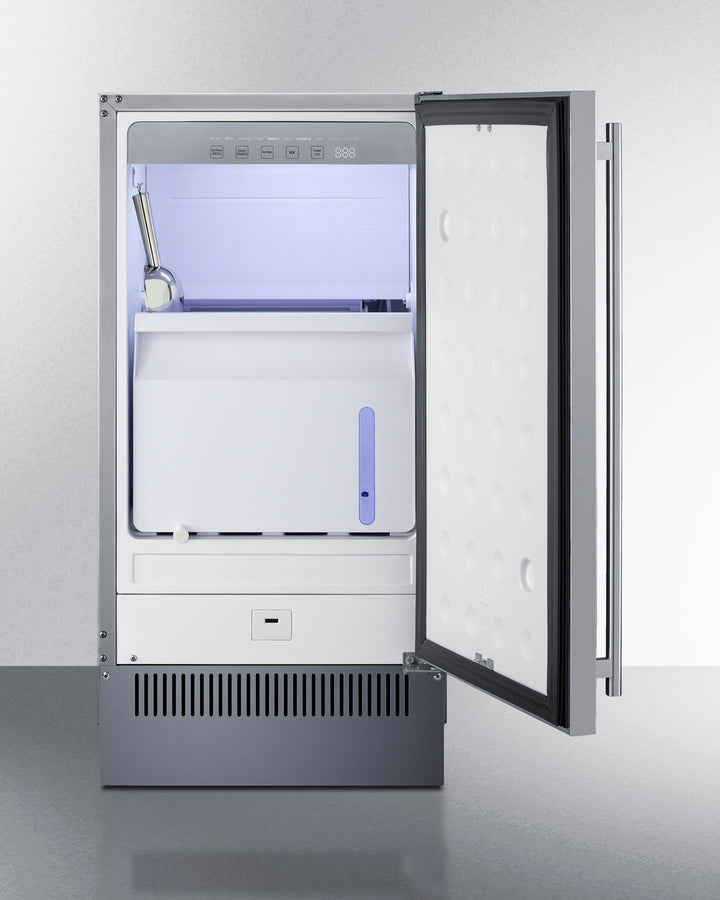 Summit - 18" wide clear icemaker for outdoor use - BIM182OS Summit - 18" wide clear icemaker for outdoor use - BIM182OS