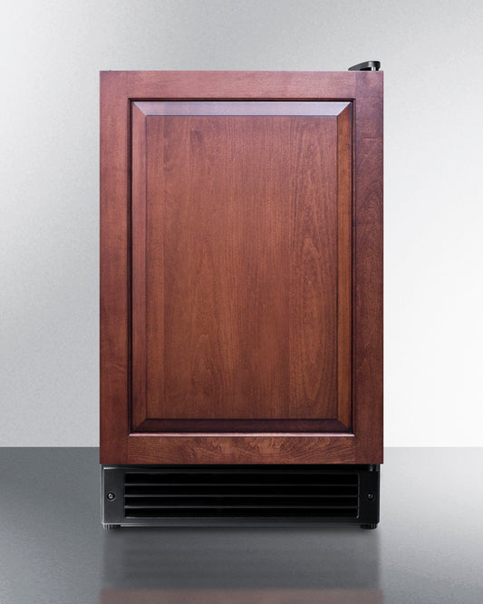 Summit - Drain-free manual defrost built-in icemaker with panel-ready door - BIM26IF