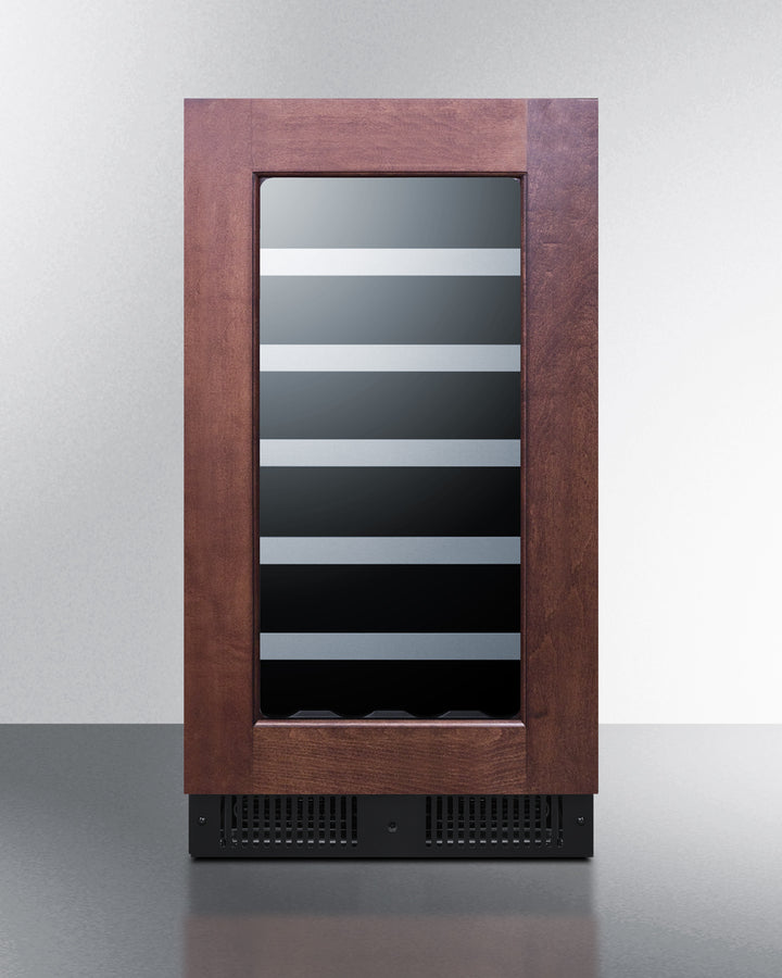 Summit - 18" wide built-in wine cellar with panel-ready glass door - CL18WCPNR Summit - 18" wide built-in wine cellar with panel-ready glass door - CL18WCPNR
