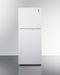 Summit - 24" Wide Top Mount Refrigerator-Freezer with Icemaker
