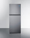 Summit - 24" Wide Top Mount Refrigerator-Freezer with Icemaker
