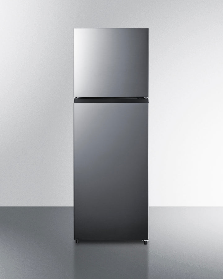Summit - 24" wide top freezer refrigerator in stainless steel look - FF1142PL Summit - 24" wide top freezer refrigerator in stainless steel look - FF1142PL