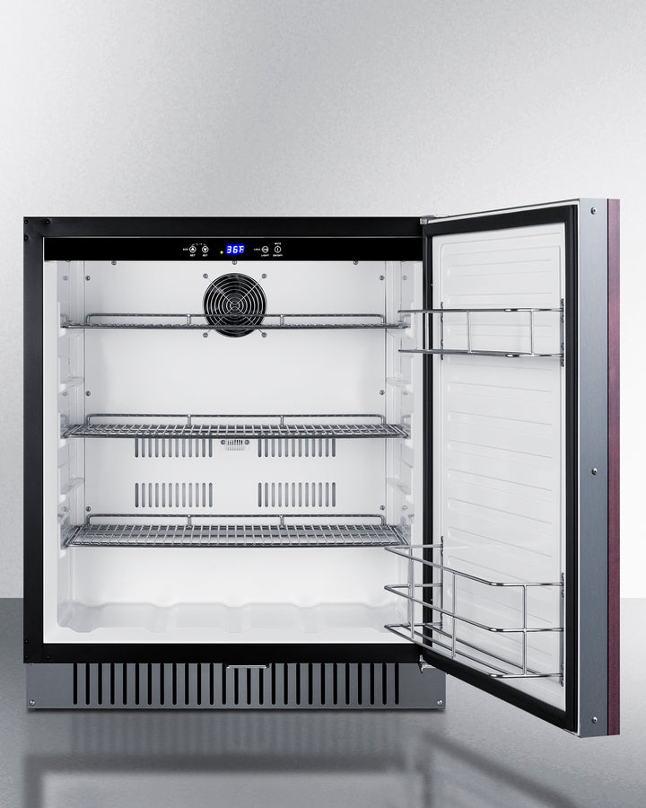 Summit - 27" Wide Built-In All-Refrigerator, ADA Compliant (Panel Not Included) - FF27BSSADAIF Summit - 27" Wide Built-In All-Refrigerator, ADA Compliant (Panel Not Included) - FF27BSSADAIF