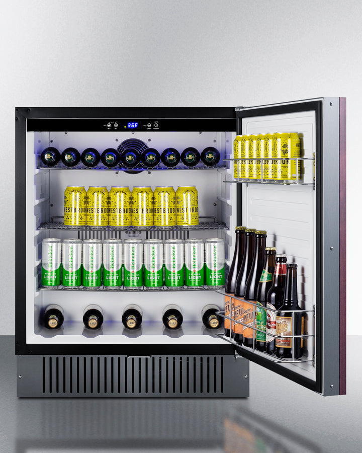 Summit - 27" Wide Built-In All-Refrigerator (Panel Not Included) - FF27BSSIF Summit - 27" Wide Built-In All-Refrigerator (Panel Not Included) - FF27BSSIF