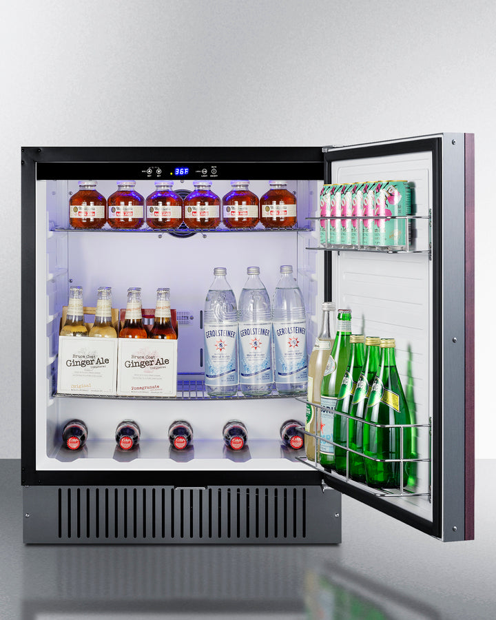 Summit - 27" Wide Built-In All-Refrigerator (Panel Not Included) - FF27BSSIF Summit - 27" Wide Built-In All-Refrigerator (Panel Not Included) - FF27BSSIF