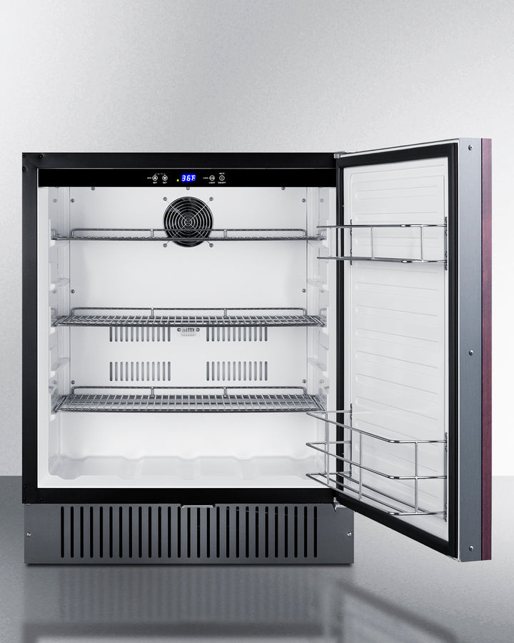 Summit - 27" Wide Built-In All-Refrigerator (Panel Not Included) - FF27BSSIF Summit - 27" Wide Built-In All-Refrigerator (Panel Not Included) - FF27BSSIF