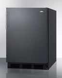 Summit - ADA compliant freestanding all-refrigerator for residential use, auto defrost with black exterior - FF63BKADA Summit - ADA compliant freestanding all-refrigerator for residential use, auto defrost with black exterior - FF63BKADA