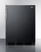 Summit - ADA compliant freestanding all-refrigerator for residential use, auto defrost with black exterior - FF63BKADA