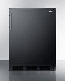 Summit - ADA compliant freestanding all-refrigerator for residential use, auto defrost with black exterior - FF63BKADA Summit - ADA compliant freestanding all-refrigerator for residential use, auto defrost with black exterior - FF63BKADA