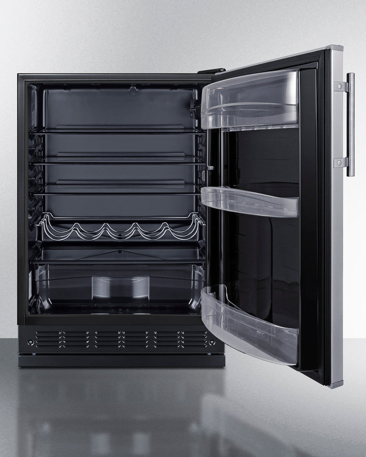 Summit - 24" Wide All-Refrigerator, Adjustable Summit - 24" Wide All-Refrigerator, Adjustable