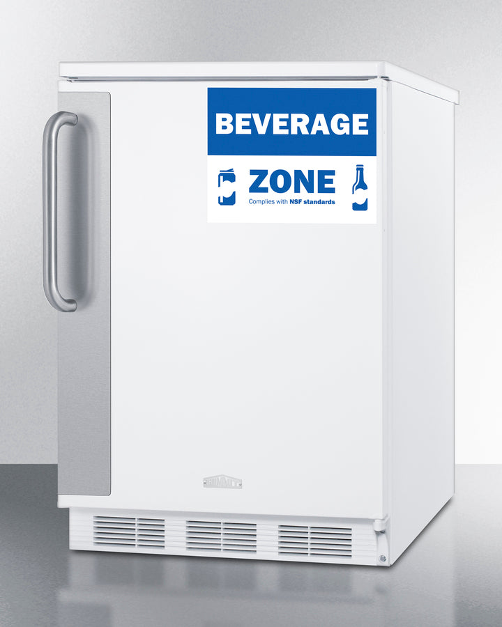 Summit Commercial - 24" Wide All-Refrigerator - Commercially approved Summit Commercial - 24" Wide All-Refrigerator - Commercially approved