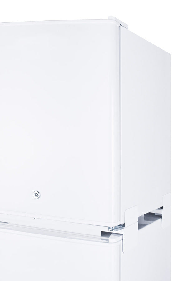 Summit - Stacking rack to combine two refrigerators where the depth of the top unit may be larger than bottom - STACKRACKZ Summit - Stacking rack to combine two refrigerators where the depth of the top unit may be larger than bottom - STACKRACKZ